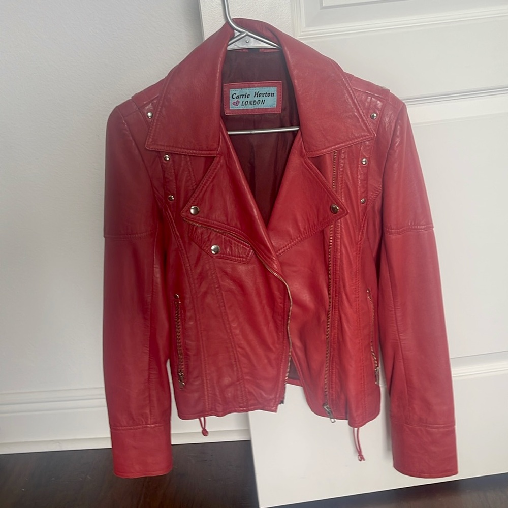 Carrie Hoxton leather jacket